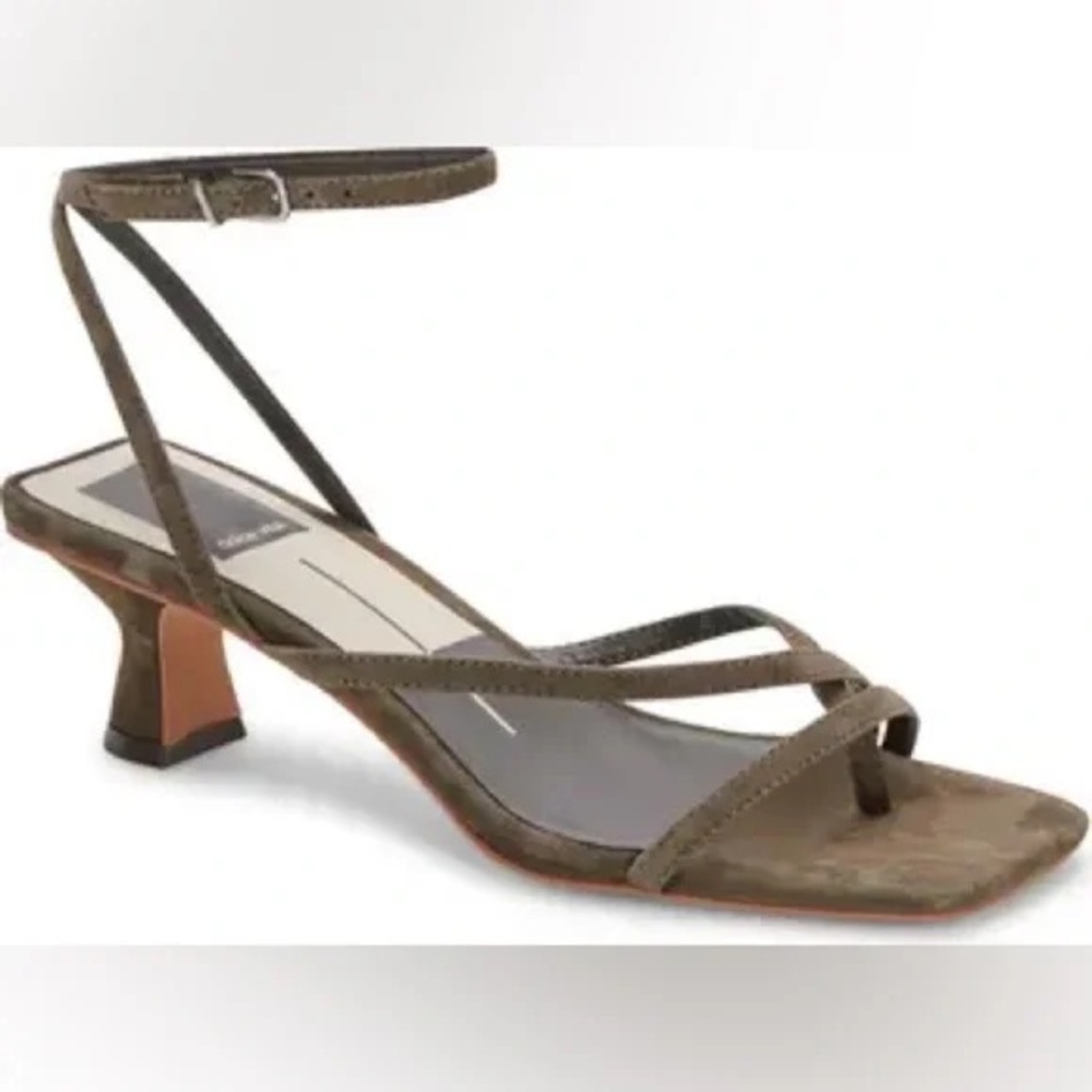 Dolce Vite Baylor Sandal Suede Olive Green